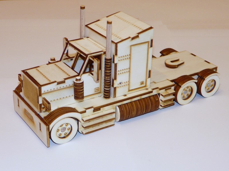 camion en bois, puzzle 3d, puzzle en bois, puzzle pour enfant, puzzle 3D camion, puzzle laser, puzzle camion, maquette camion, camion americain, 5.jpg