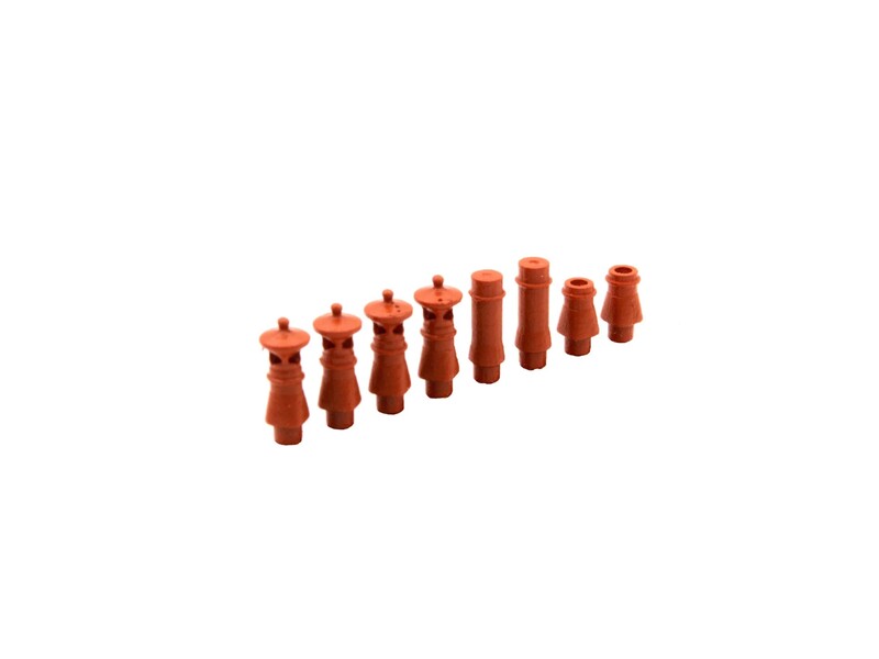 Set de 8 mitres de toit