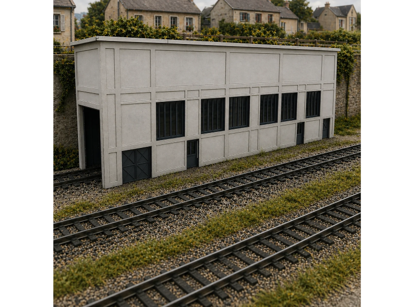 Atelier de maintenance demi-bâtiment