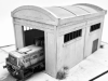 Remise à locotracteur Béton