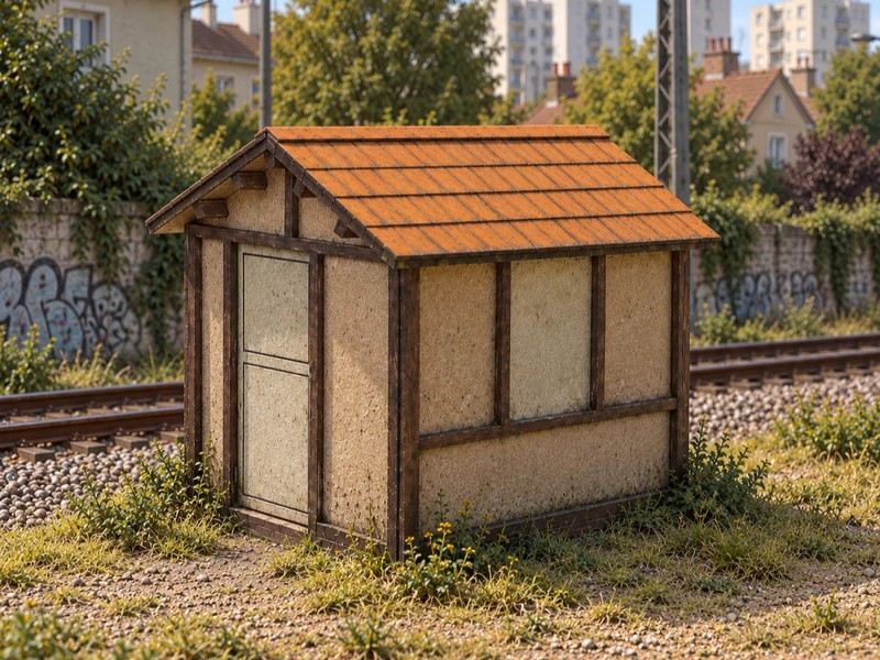 Cabanon à structure métallique