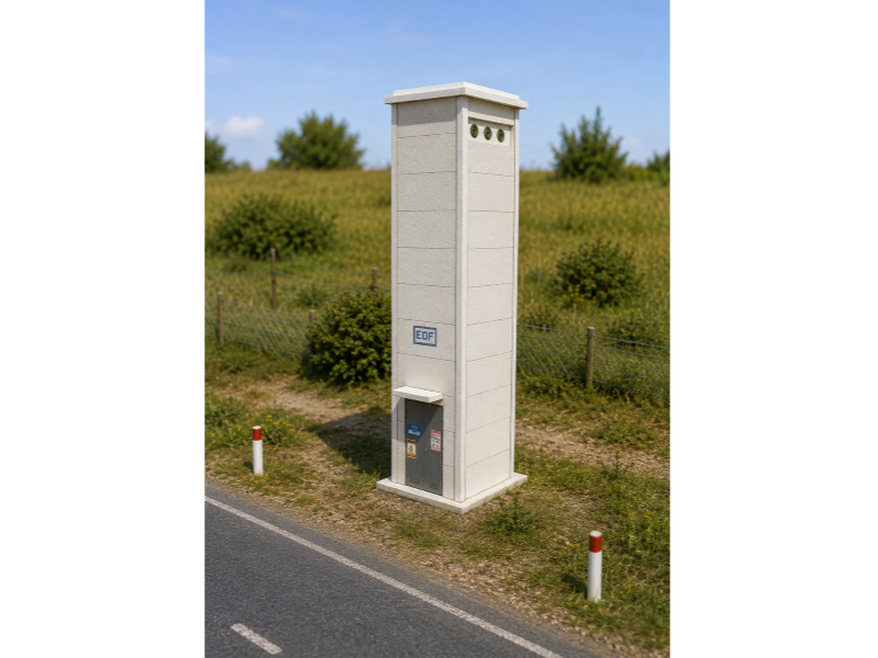 Transformateur EDF Béton - O 1/43 ème