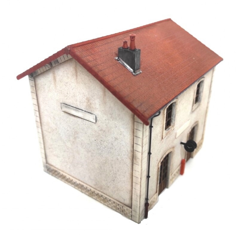 Maquette Maison country 5. Maquette materiaux naturels a construire -  francis miniatures