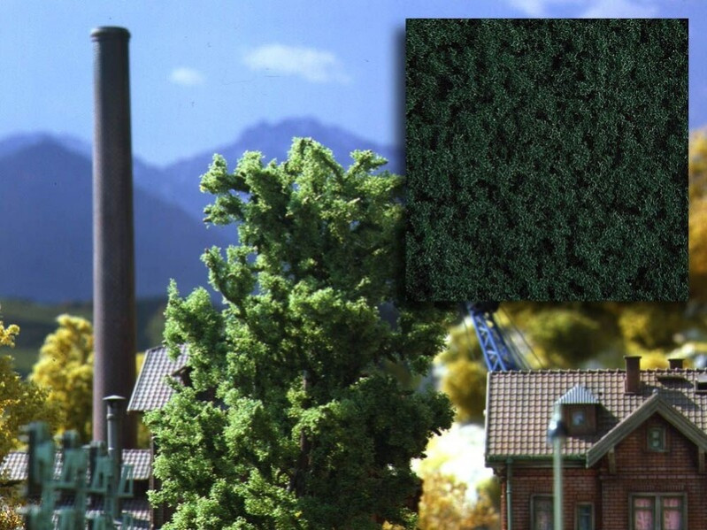 Flocon de mousse vert foncé