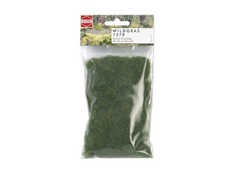 Flocage herbe vert fonçé 20g Busch 7110 modelisme neuf