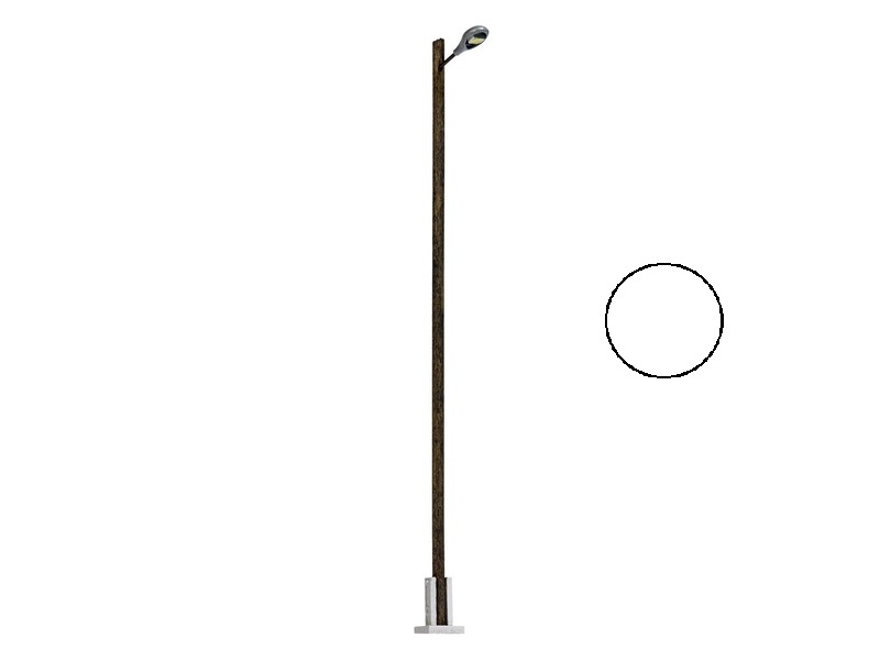Lampadaire LED mat en bois, lampe ovale gris, éclairage blanc