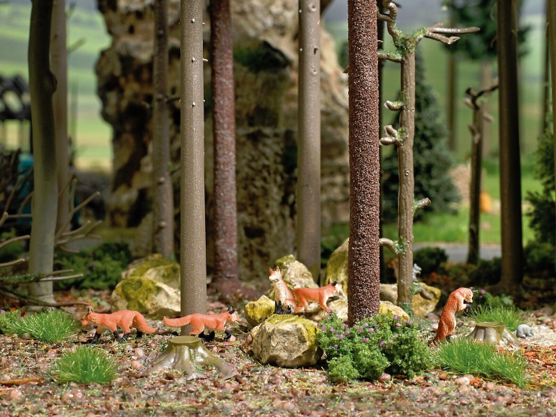 Noch – Animaux Des Bois – 9 Figurines – Modélisme Ferroviaire – Dès 14 Ans – Réf. 36745
