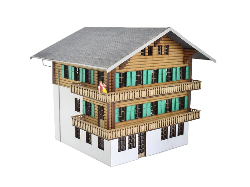 Chalet des Grisons - Modèle assemblé