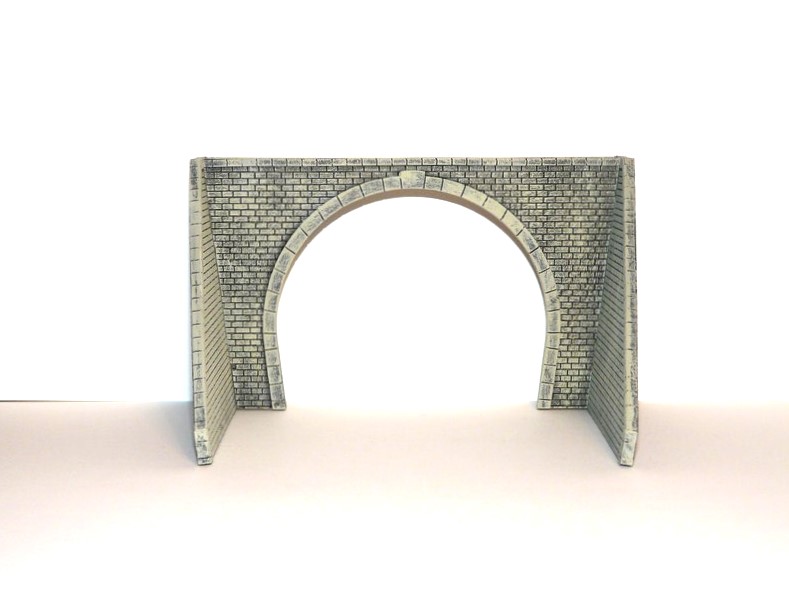NOCH 34937 Portail de tunnel, 1 voie, 16 x 9 cm Voie N - Lokschuppen Berlinski