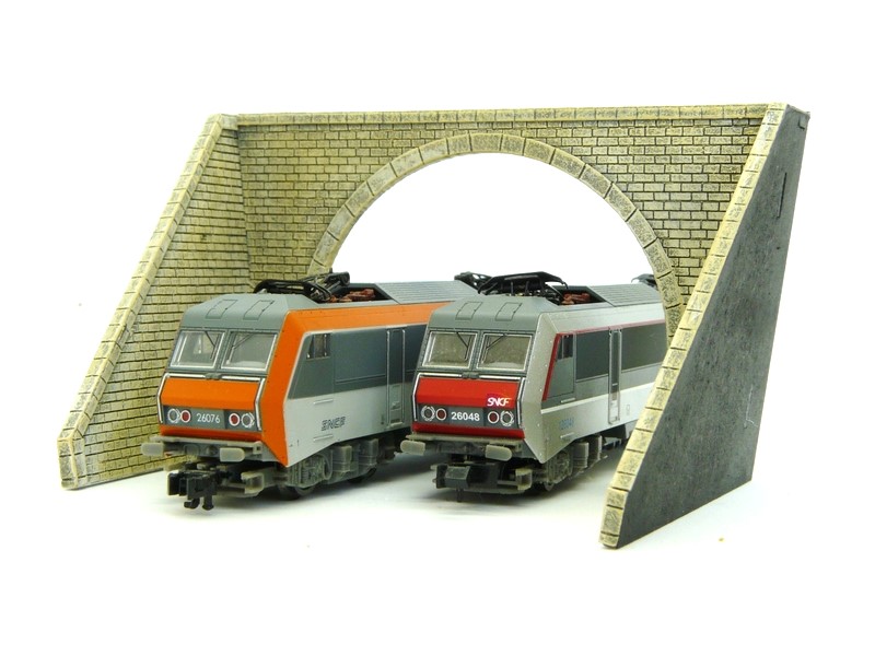 Entrée de tunnel - 2 voies - N 1/160 ème