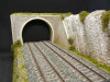 Entrée de tunnel avec soutènement - 2 voies