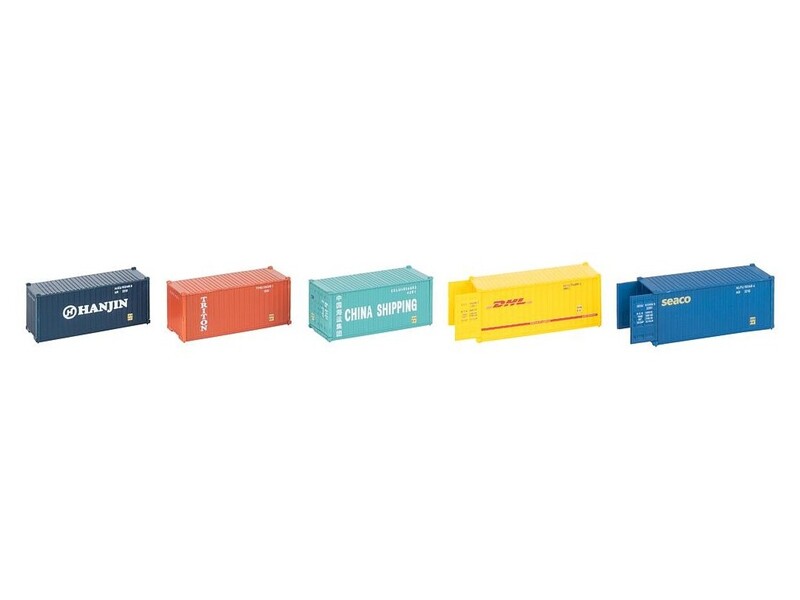 Set de containers de 20 pieds