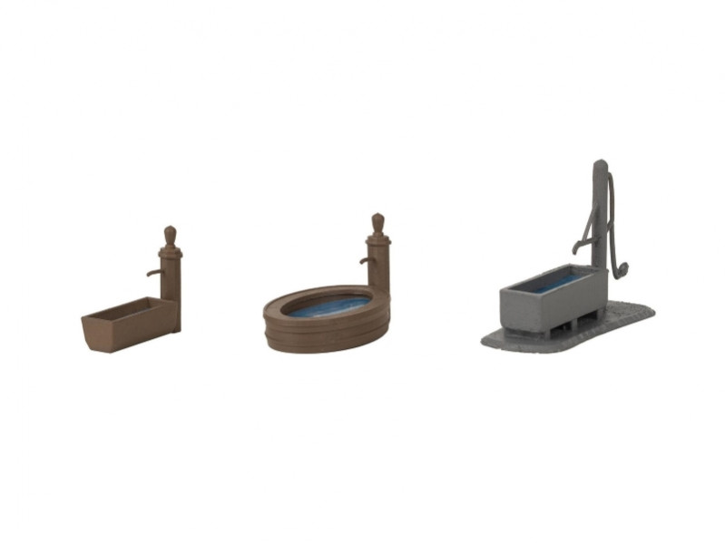Set de trois fontaines