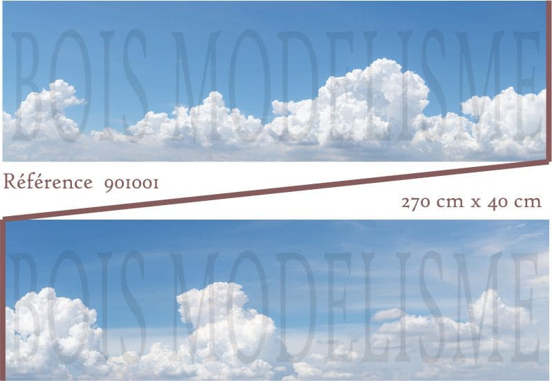 Ciel avec nuages à l'horizon