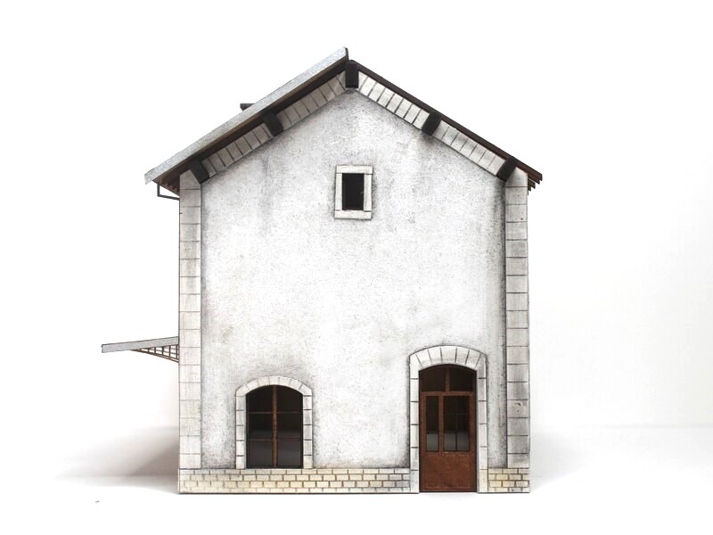Outland Models – Tour D’eau Pour Réseau Ferroviaire – Échelle HO 1:87 – Grand Modèle – Impression 3D PLA – 74x74x191 Mm