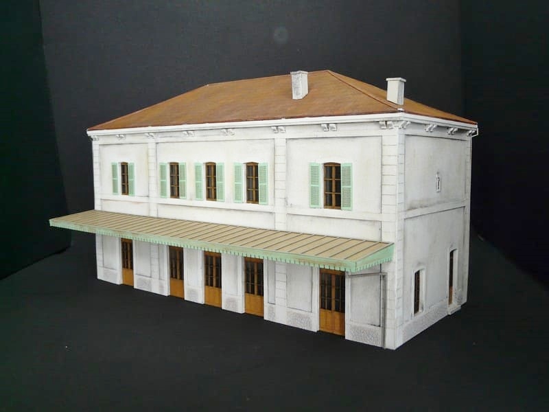 Ensemble De Train Del Prado - Gare à Monter En Maquette HO, Occasion, Pour Réseau Miniature
