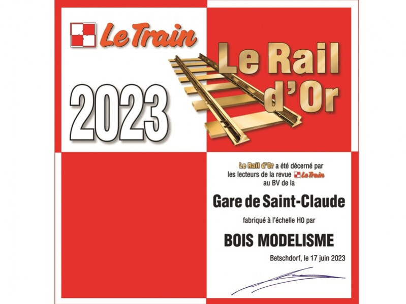 Rail d'or modélisme, rail d'or bois modelisme, rail d or le train, rail d'or 2023
