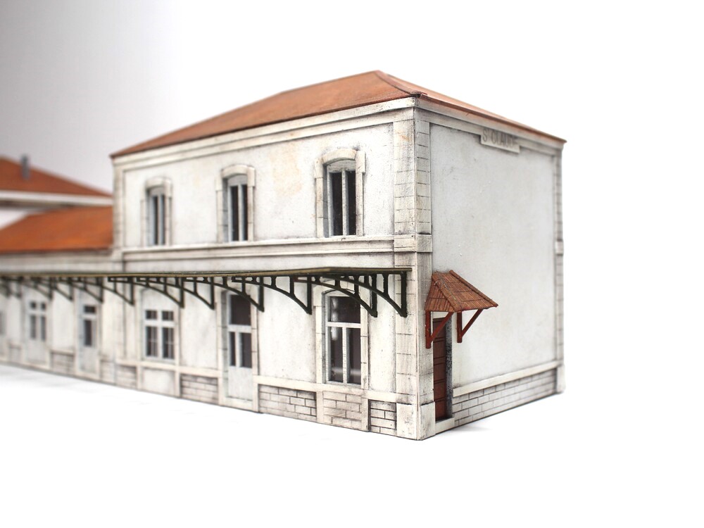 Barrière SNCF Echelle 1/43 O | Cloture Bois Modélisme - BOIS MODÉLISME