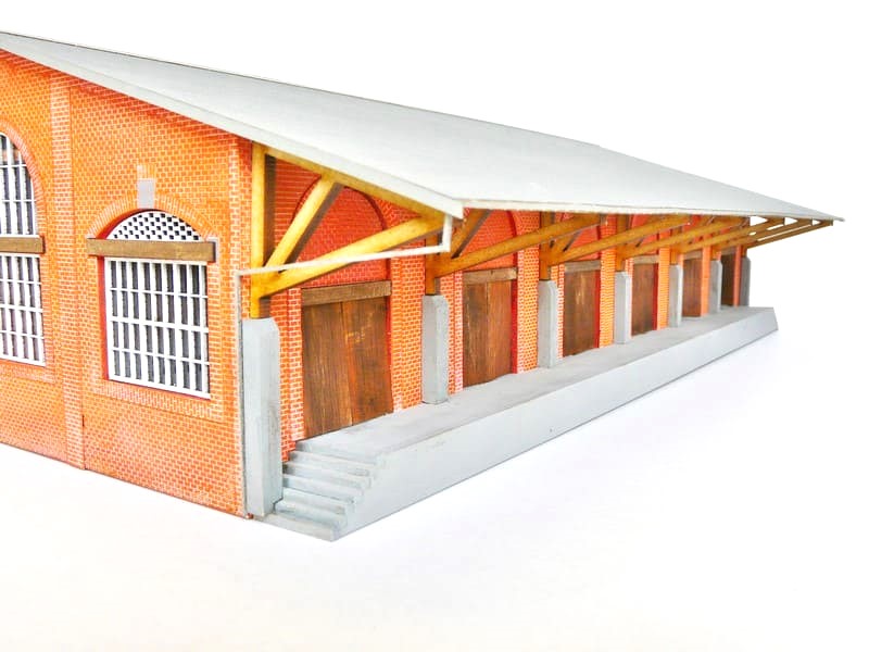 Maquette HO – Halle Marchandises En Bois + Quai – Colinter Productions