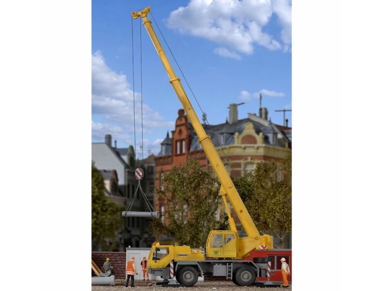 Jouet de grue - Grue miniature - Grue à tour de construction - Fabriqué en métal