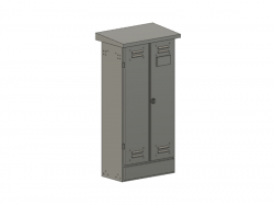 Armoire électrique double porte - N 1/160 ème
