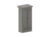 Armoire électrique double porte - N 1/160 ème