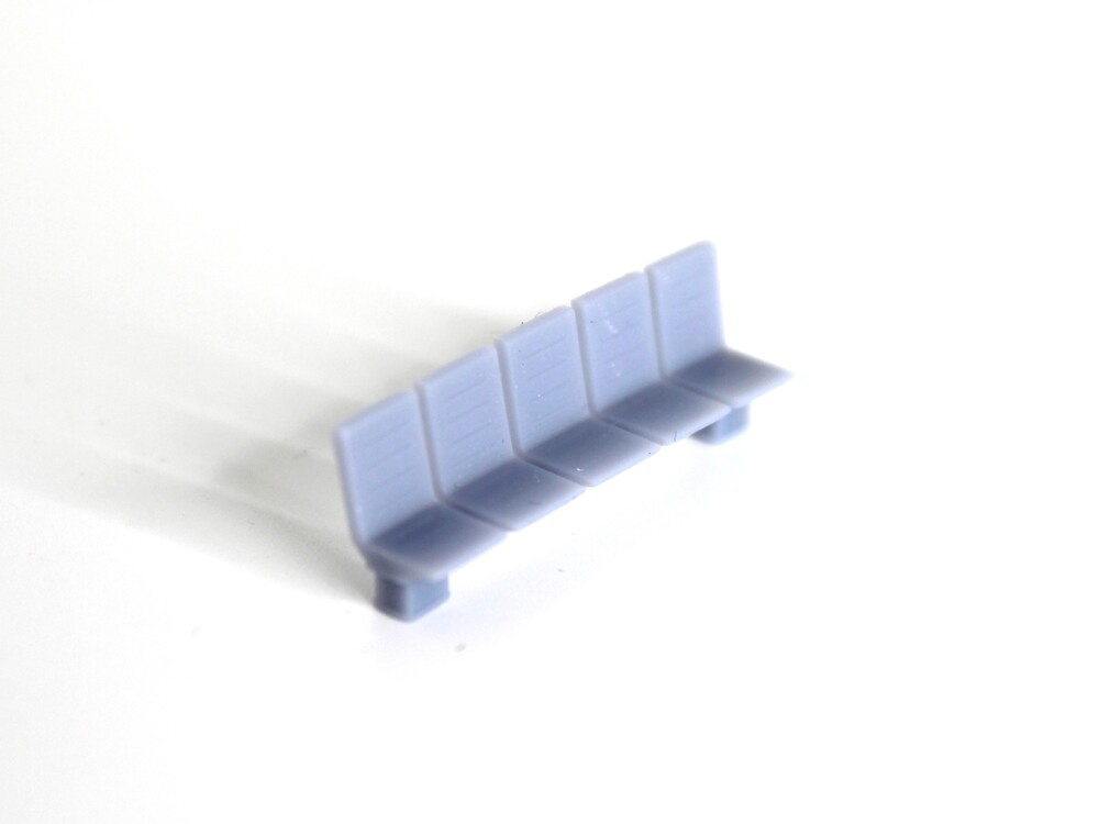 Lot De 10 Bancs 1/87 H0 Pour Modélisme Ferroviaire - Décor Gare, Parc, Ville - Neuf