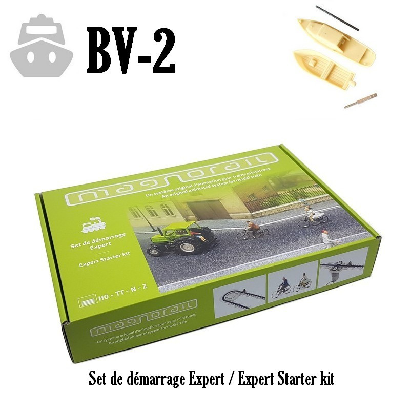 Set de départ Magnorail avec 2 bateaux