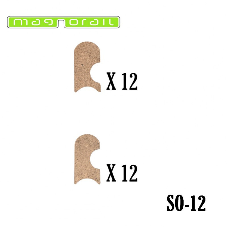 Habillage de voie 60 cm virage