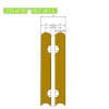 Habillage de voie 60 cm ligne droite