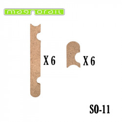 Habillage de voie 60 cm ligne droite