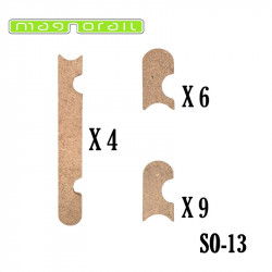 Habillage de voie 60 cm mixte