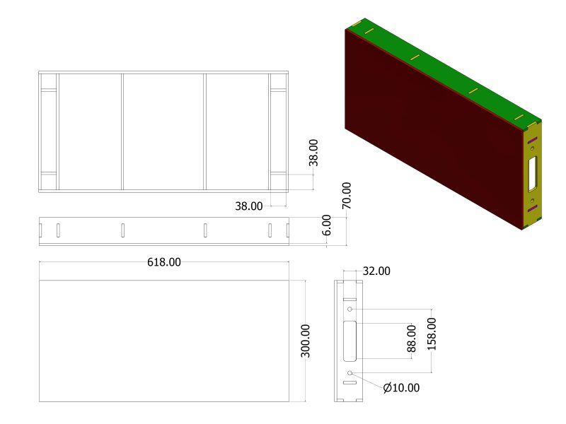 Module T-Trak Double Echelle N 1:160 - BOIS MODÉLISME