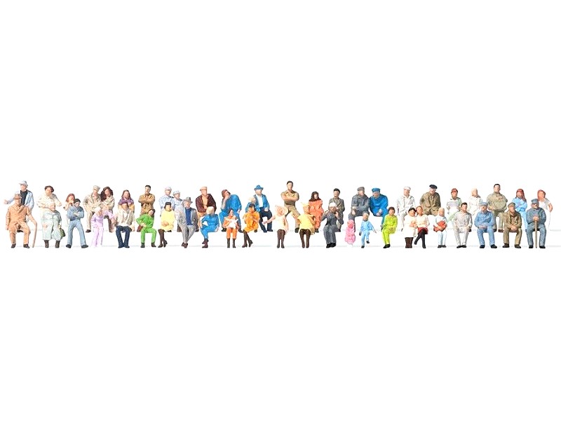 48 Personnages assis - set  n°1