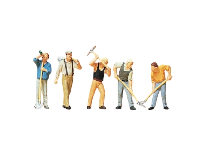 Ensemble de 6 figurines de passants