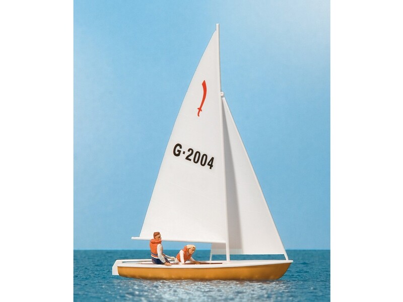 Voilier avec marins
