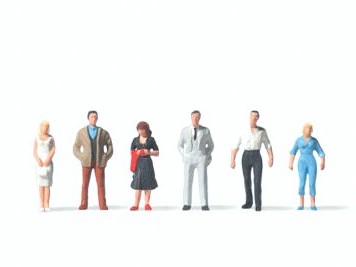 Personnages debouts - N 1/160 ème