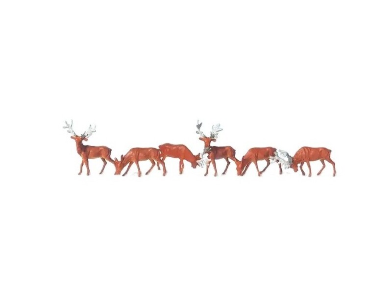 Six cerfs - N 1/160 ème