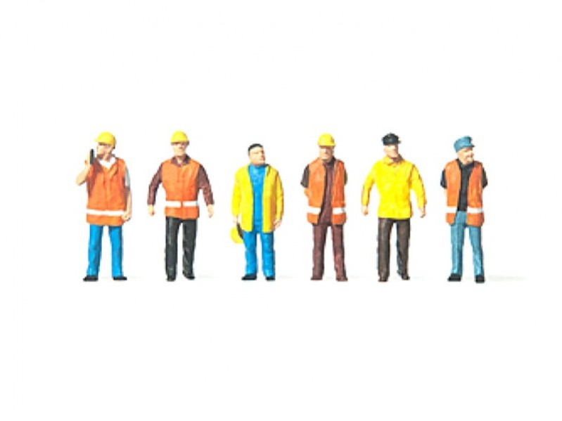 Ouvriers en gilet - N 1/160 ème