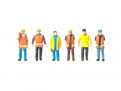 Ouvriers en gilet - N 1/160 ème