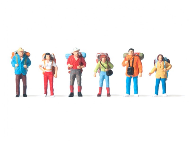 Randonneurs avec sac à dos - N 1/160 ème