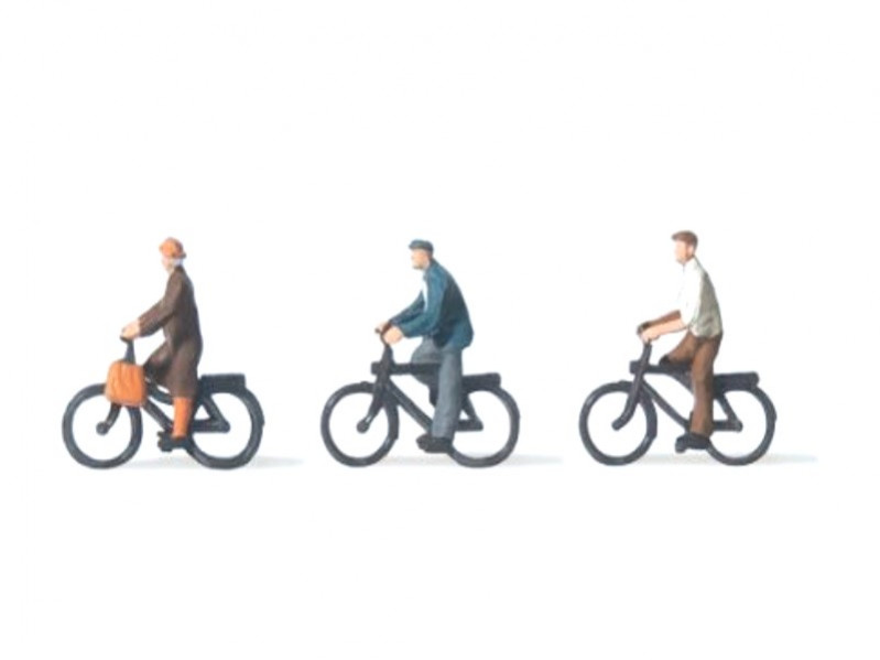 Vélos avec cyclistes - N 1/160 ème