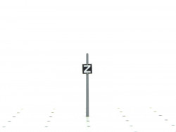 Pancarte Z - Limitation de vitesse