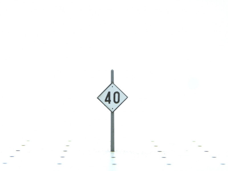TIV losange « 40 km / h »