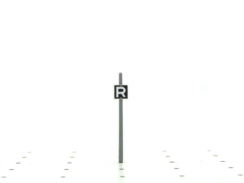 Pancarte « R » fin de vitesse limitée - N 1/160 ème