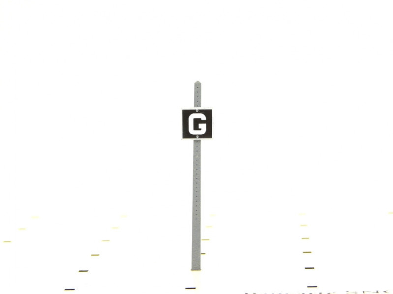 Pancarte « G » voie de service
