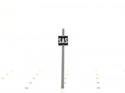 Pancarte « SAS » voie de sas