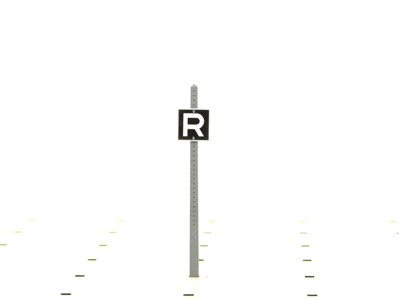 Pancarte « R » fin de vitesse limitée