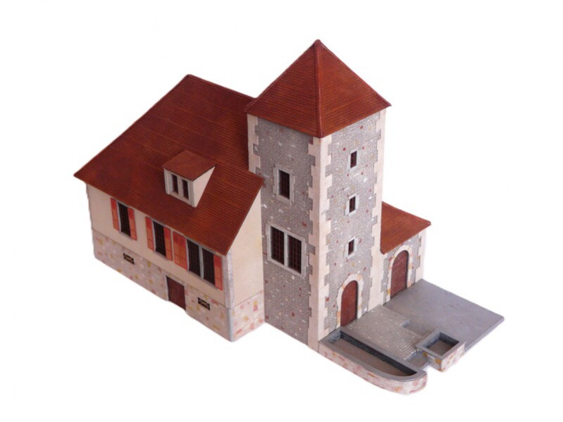 bois modélisme 106019, paroisse ho, paroisse 87 ème, église ho, eglise 87, maquette eglise, eglise modelisme, église modélisme, chappelle modélisme, chappelle échelle ho, 1