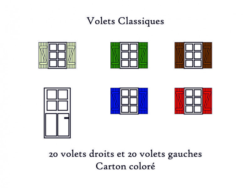 Volets classiques - N 1/160 ème